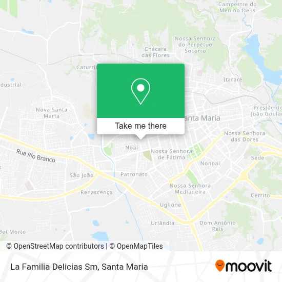 La Familia Delicias Sm map