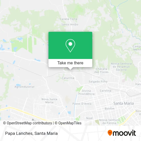 Papa Lanches map