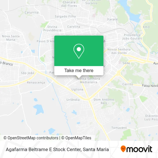 Agafarma Beltrame E Stock Center map