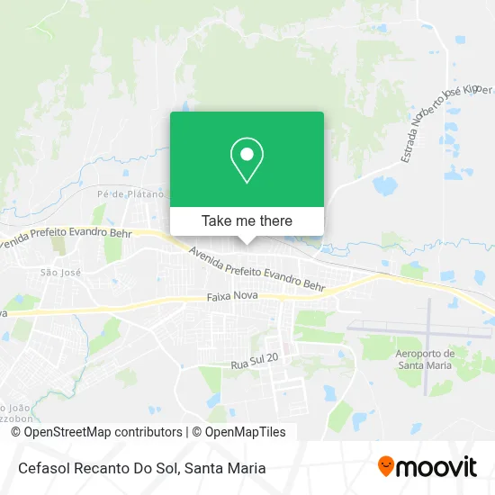 Cefasol Recanto Do Sol map