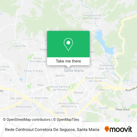 Rede Centrosul Corretora De Seguros map