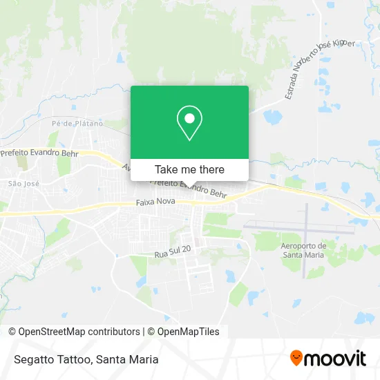 Segatto Tattoo map