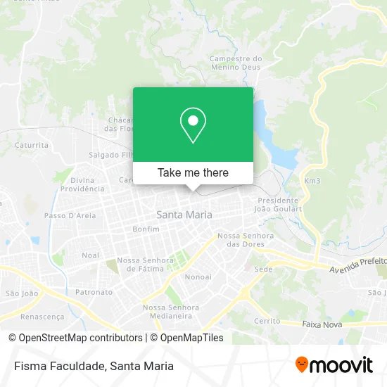 Fisma Faculdade map