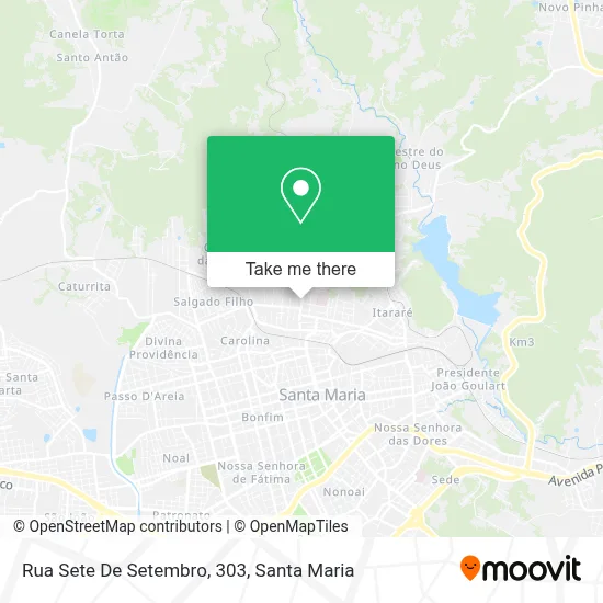 Rua Sete De Setembro, 303 map