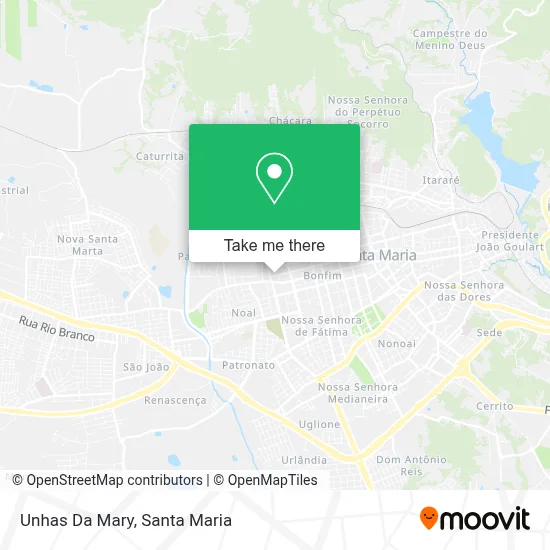 Unhas Da Mary map