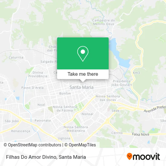 Filhas Do Amor Divino map