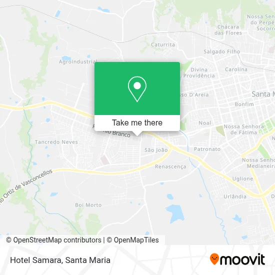 Hotel Samara map