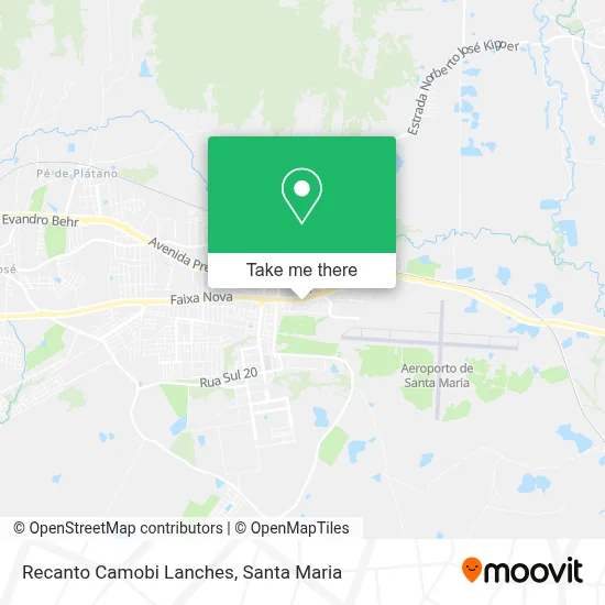 Recanto Camobi Lanches map