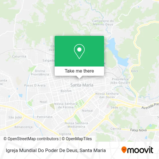 Igreja Mundial Do Poder De Deus map