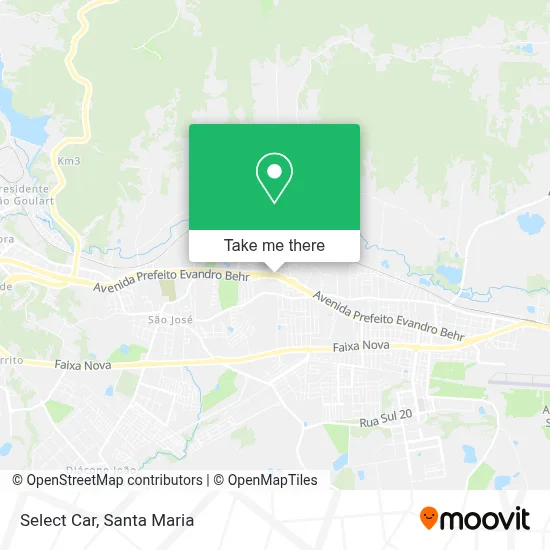 Select Car map