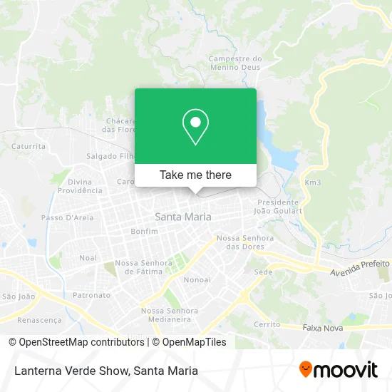 Lanterna Verde Show map