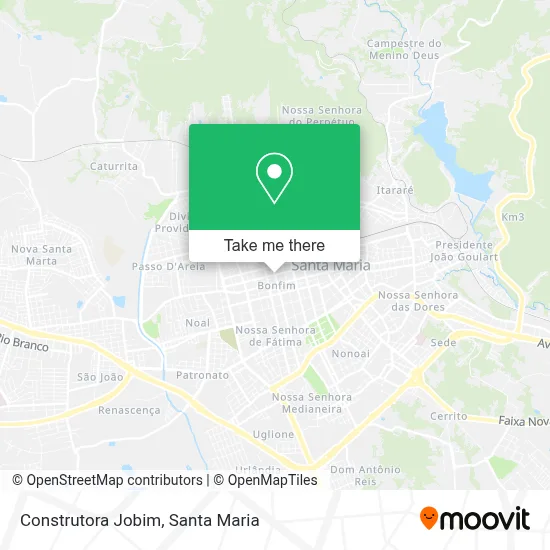 Construtora Jobim map