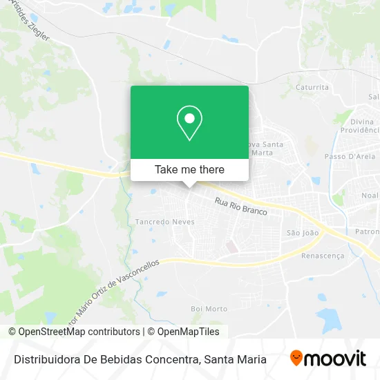 Distribuidora De Bebidas Concentra map