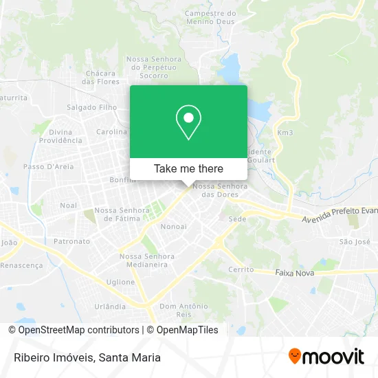 Ribeiro Imóveis map