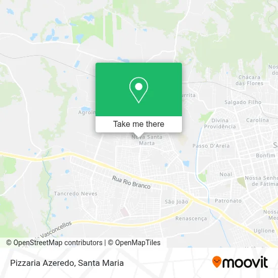 Pizzaria Azeredo map