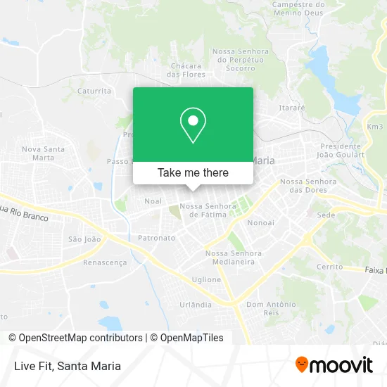 Live Fit map