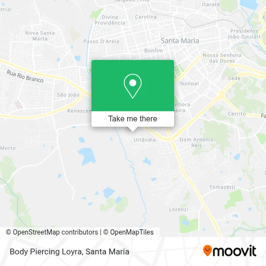 Body Piercing Loyra map