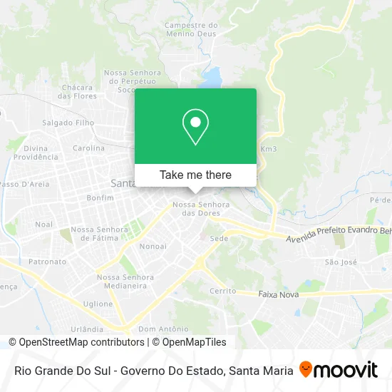 Rio Grande Do Sul - Governo Do Estado map
