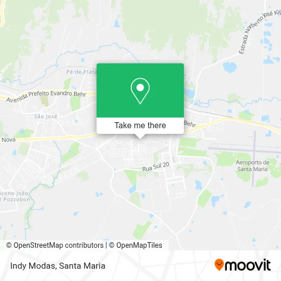 Indy Modas map