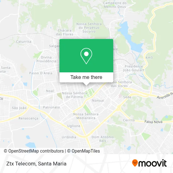 Ztx Telecom map