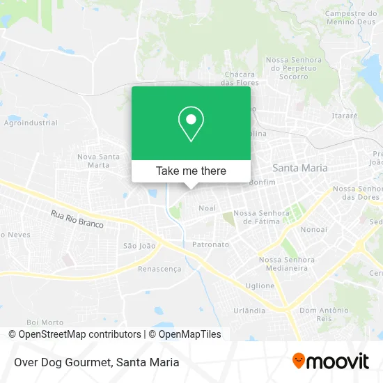 Over Dog Gourmet map