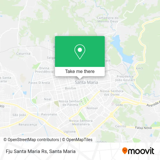 Fju Santa Maria Rs map
