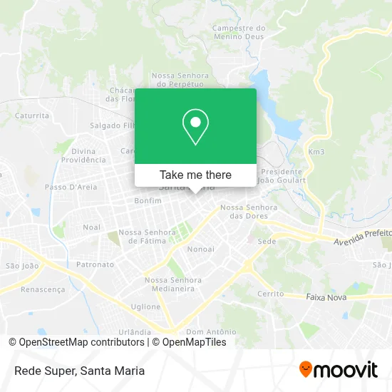 Rede Super map