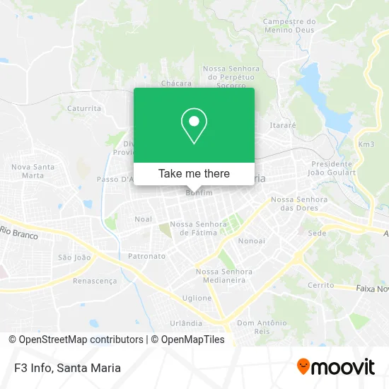 F3 Info map