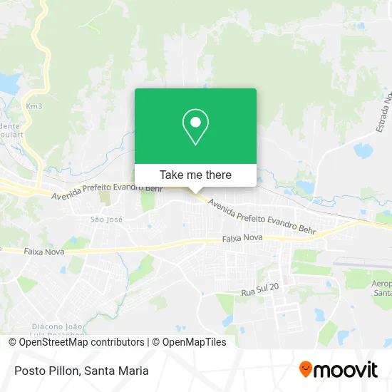 Posto Pillon map