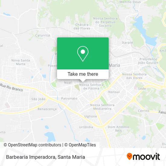 Barbearia Imperadora map