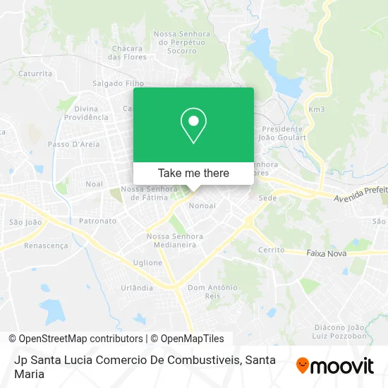 Jp Santa Lucia Comercio De Combustiveis map