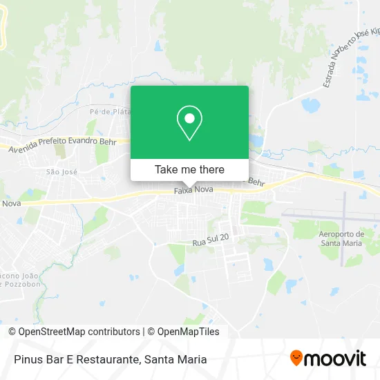 Pinus Bar E Restaurante map