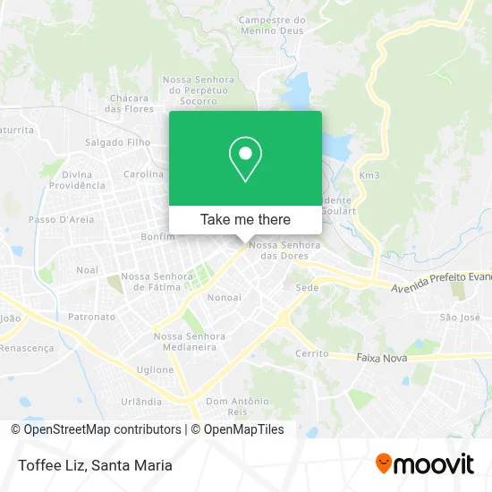Toffee Liz map