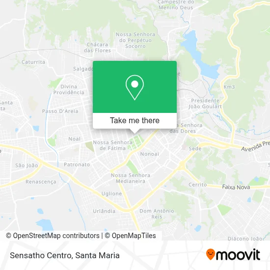 Sensatho Centro map