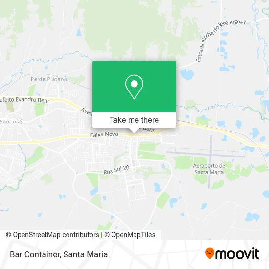 Bar Container map