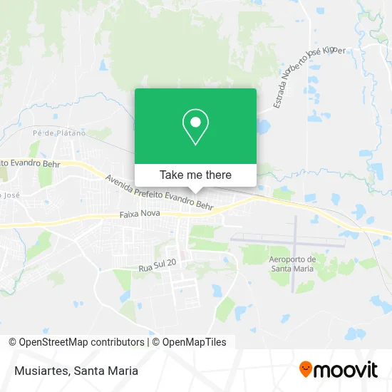 Musiartes map