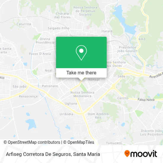 Arfiseg Corretora De Seguros map