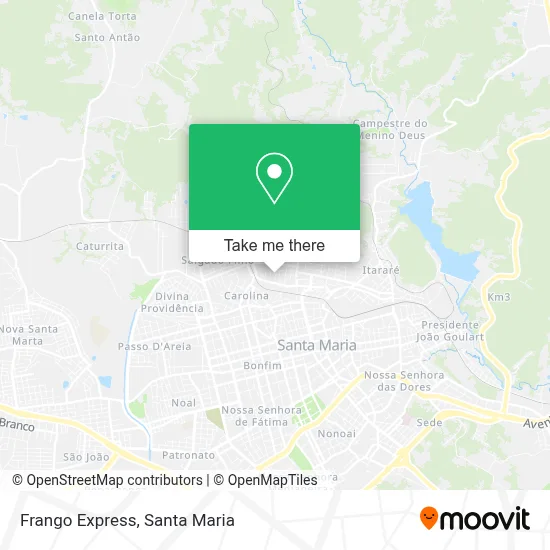 Frango Express map