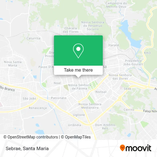 Sebrae map