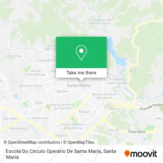 Escola Do Circulo Operário De Santa Maria map