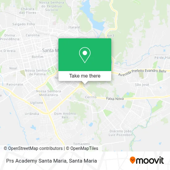 Prs Academy Santa Maria map