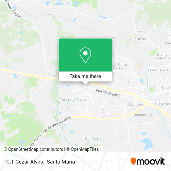 C.T Cezar Alves. map