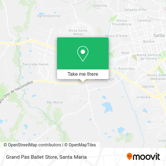 Grand Pas Ballet Store map