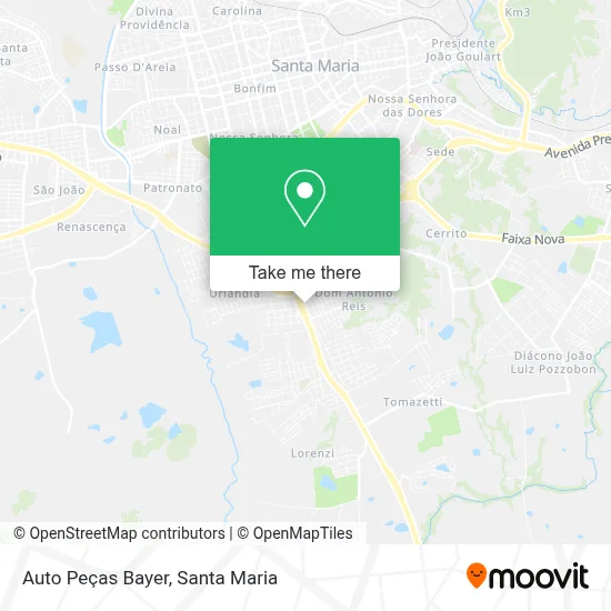 Auto Peças Bayer map