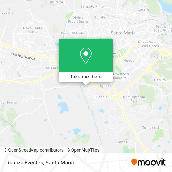 Realize Eventos map
