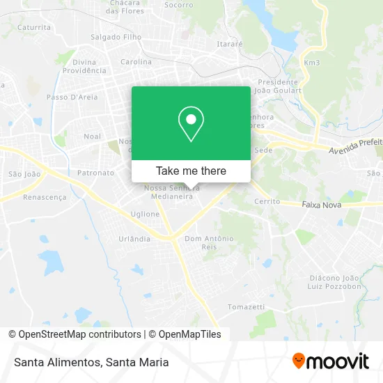 Santa Alimentos map