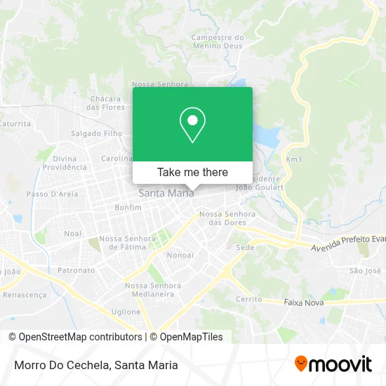 Morro Do Cechela map