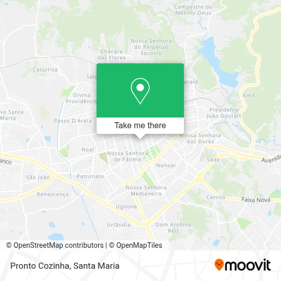 Pronto Cozinha map