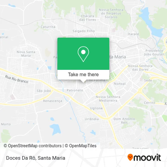 Doces Da Rô map