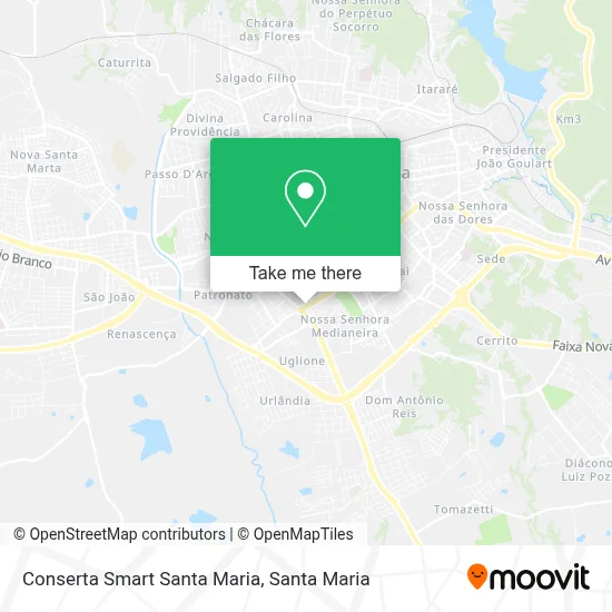 Conserta Smart Santa Maria map
